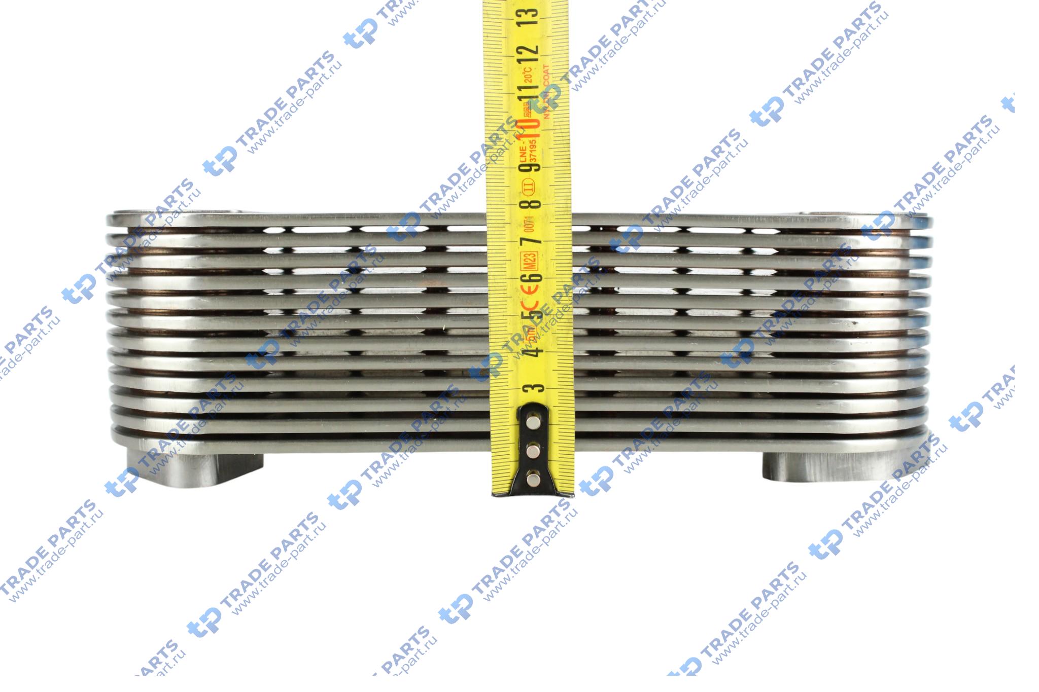 Реальная фотография радиатор масляный (маслоохладитель) shanghai d6114b sc9 d18-002-30 huatai