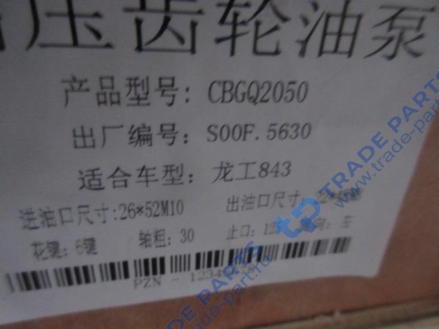 Реальная фотография гидравлический насос (cbgq2050) lonking cdm833