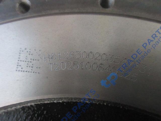 Реальная фотография маховик wp12 shaanxi х3000 с венцом евро 5