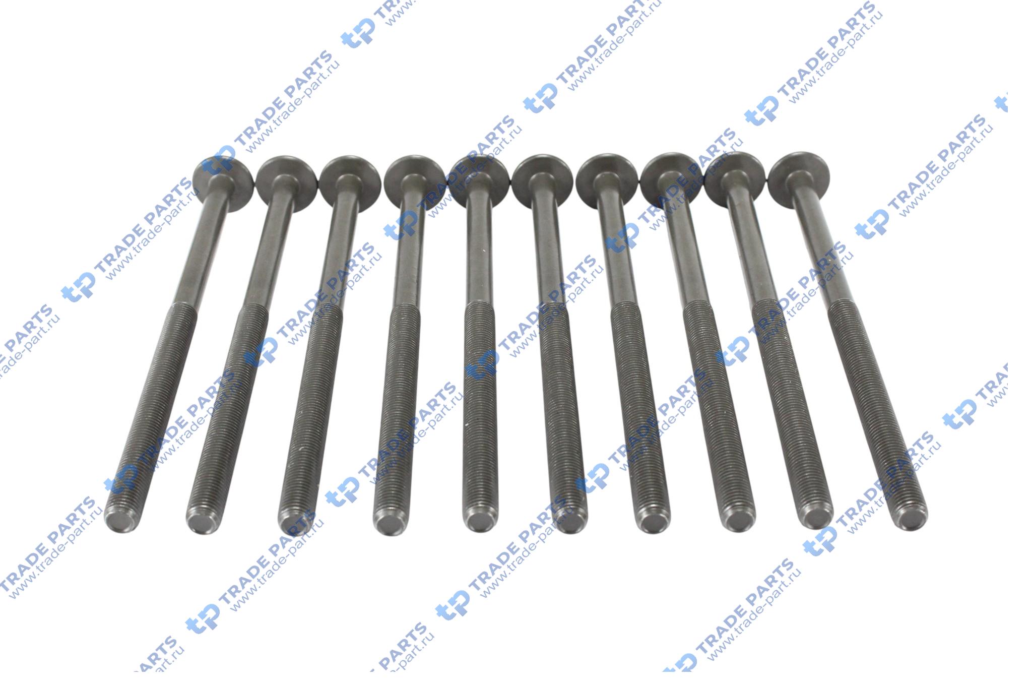 Реальная фотография комплект болтов крепления головки mb om 651 m12 x 1,5 x 226 mm 10шт.