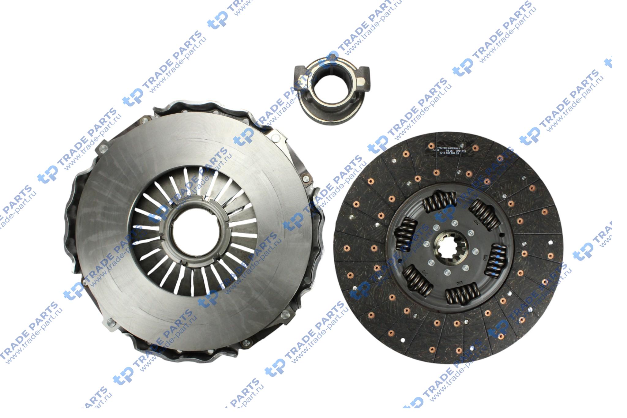 Реальная фотография комплект сцепления d430 (кор+выж.+диск) iveco eurostar (1993-2002), eurotech (1992-) eurotrakker (19