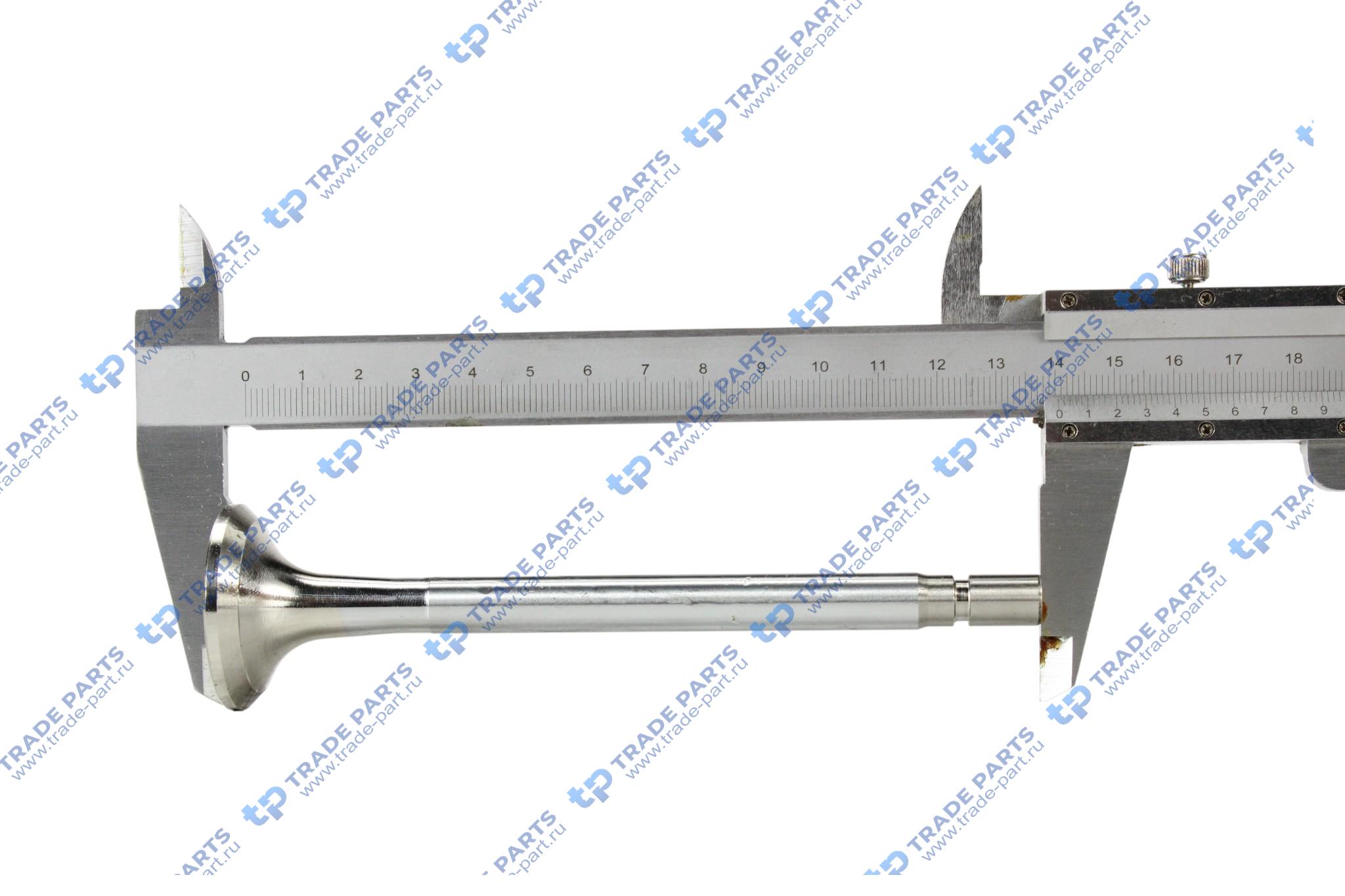 Реальная фотография клапан выпускной mb om 364/366 a/la 10x36x140.6 45гр.