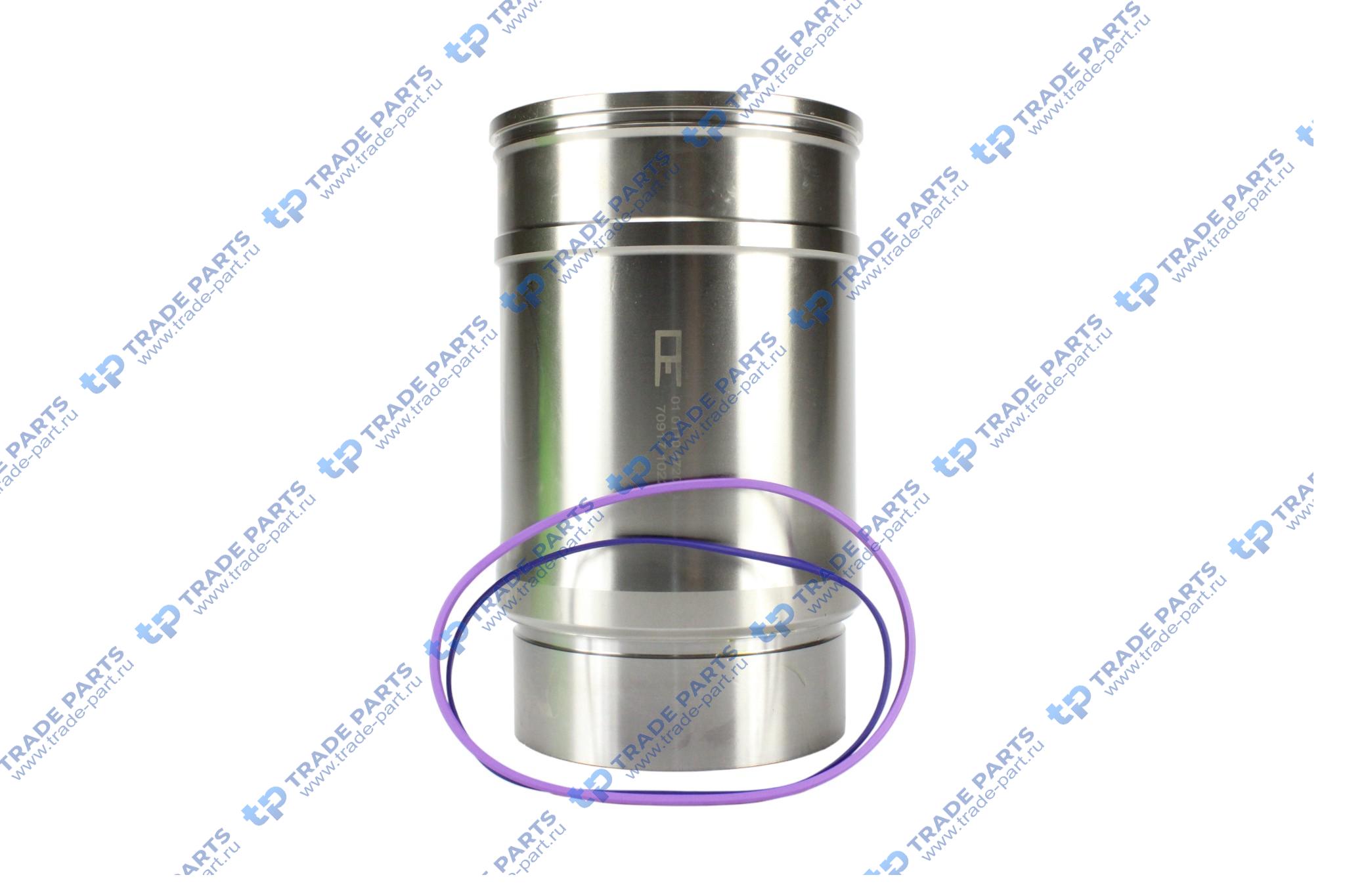 Реальная фотография гильза цилиндра a=149 c=167 l=270 h+f=11,95 (с упл. кольцами) mb om 472 la с огнеупорным кольцом