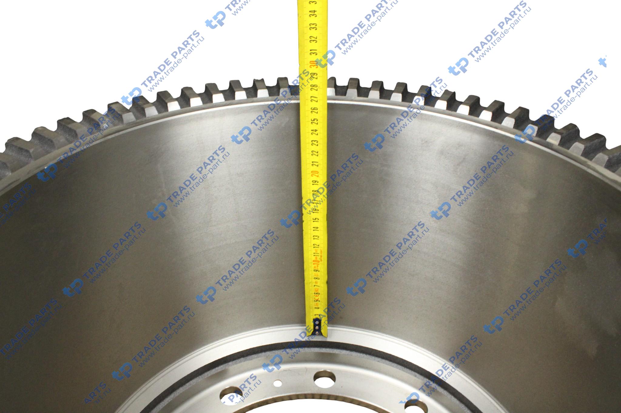 Реальная фотография барабан тормозной scania 413х254 413x254/265 h320 d295/335 n10x23.5 пр-во турция