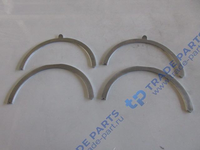 Реальная фотография полукольца коленвала (комплект 4 шт.) howo