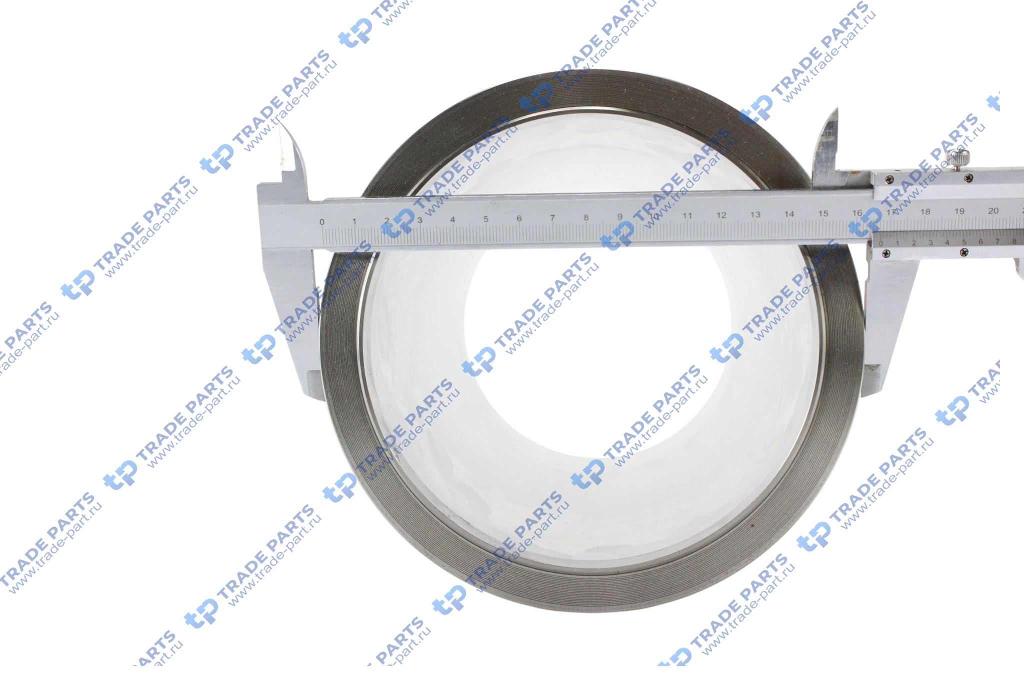 Реальная фотография гильза цилиндра a=149 c=167 l=270 h+f=11,95 (с упл. кольцами) mb om 472 la с огнеупорным кольцом