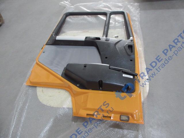 Реальная фотография дверь левая оранжевая в сборе (облицовка f3000)