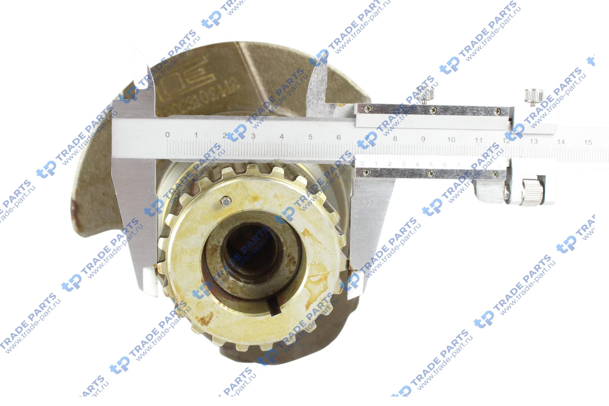 Реальная фотография вал коленчатый iveco daily 8140.23/43 фланец 114мм