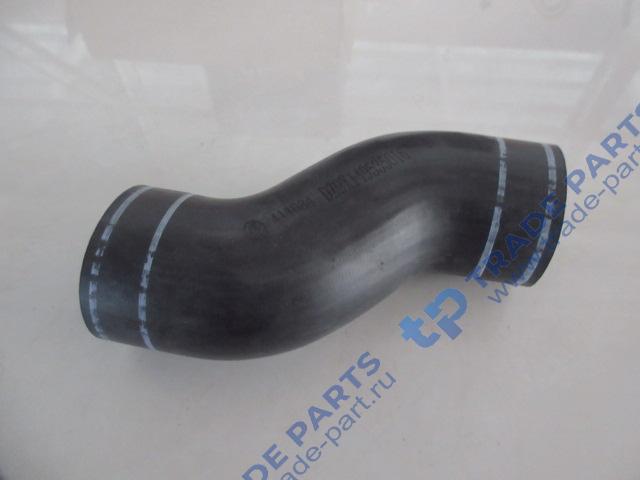 Реальная фотография патрубок радиатора нижний shacman x6000 wp13