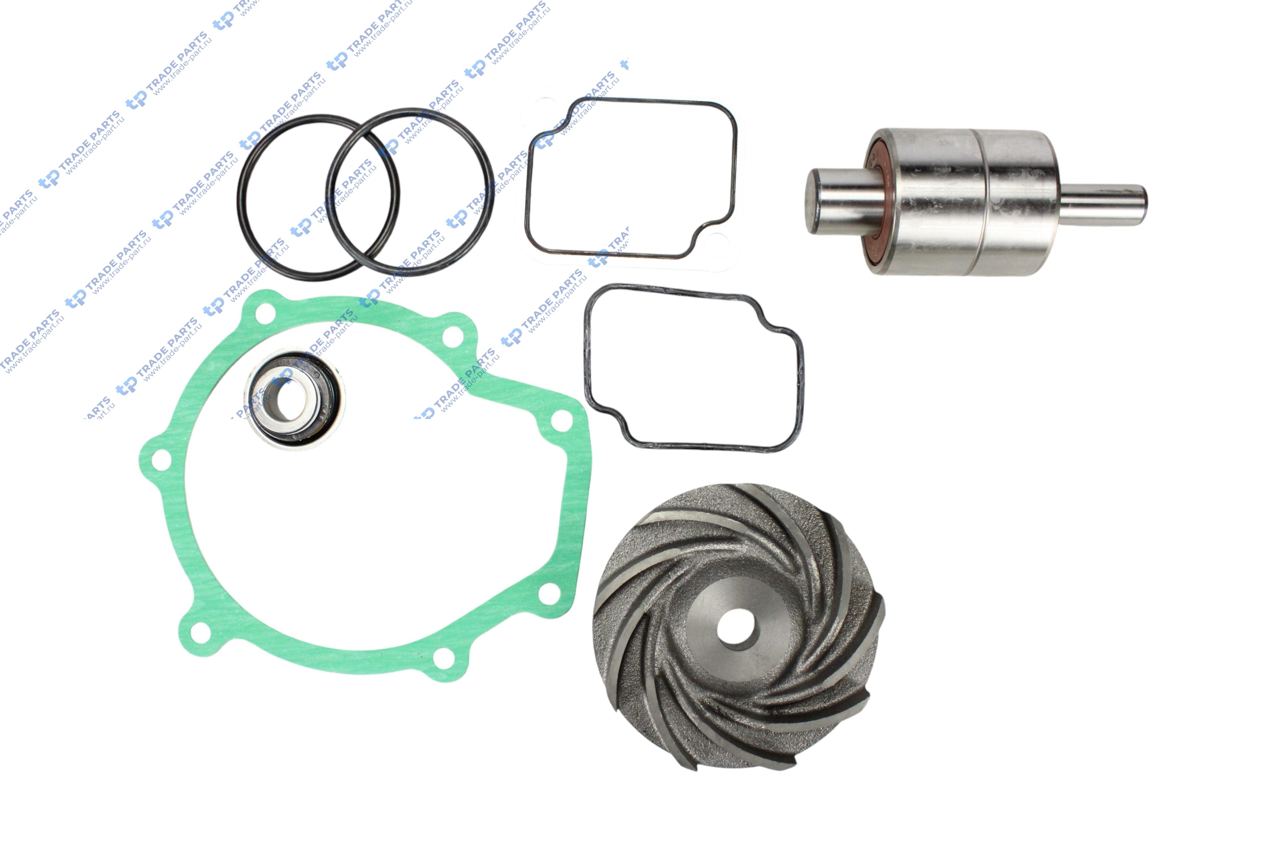 Ремкомплект водяного насоса !(мкр)вал,подш.,крыльчатка,прокл, кольца упл.,фибраMB OM904/906