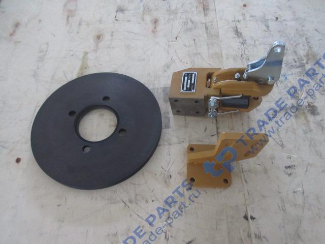 Реальная фотография суппорт (диск в комплекте) стояночного тормоза фронтального погрузчика sdlg 933 4110000499001