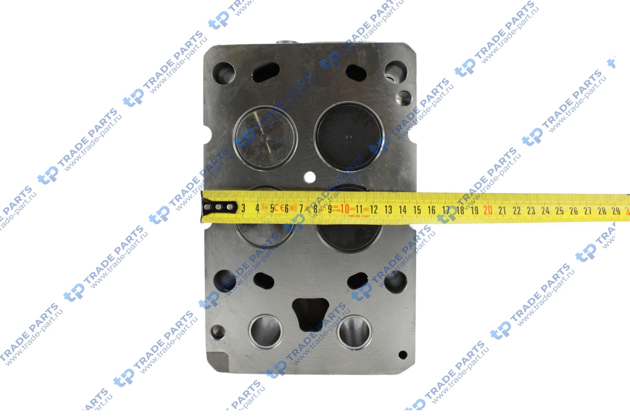 Реальная фотография головка блока цилиндра в сборе с клапанами wp12  612630040001 huatai