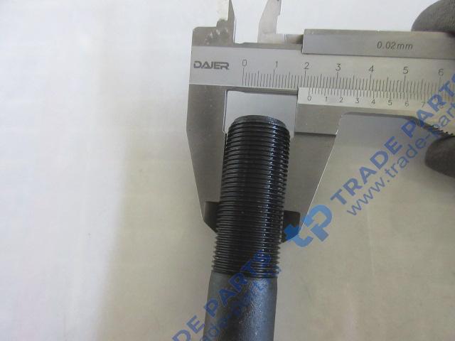 Реальная фотография шпилька колесная задняя l=120/130 d=22 m22 усиленная 12,9 с насечкой с длинной закрытой гайкой