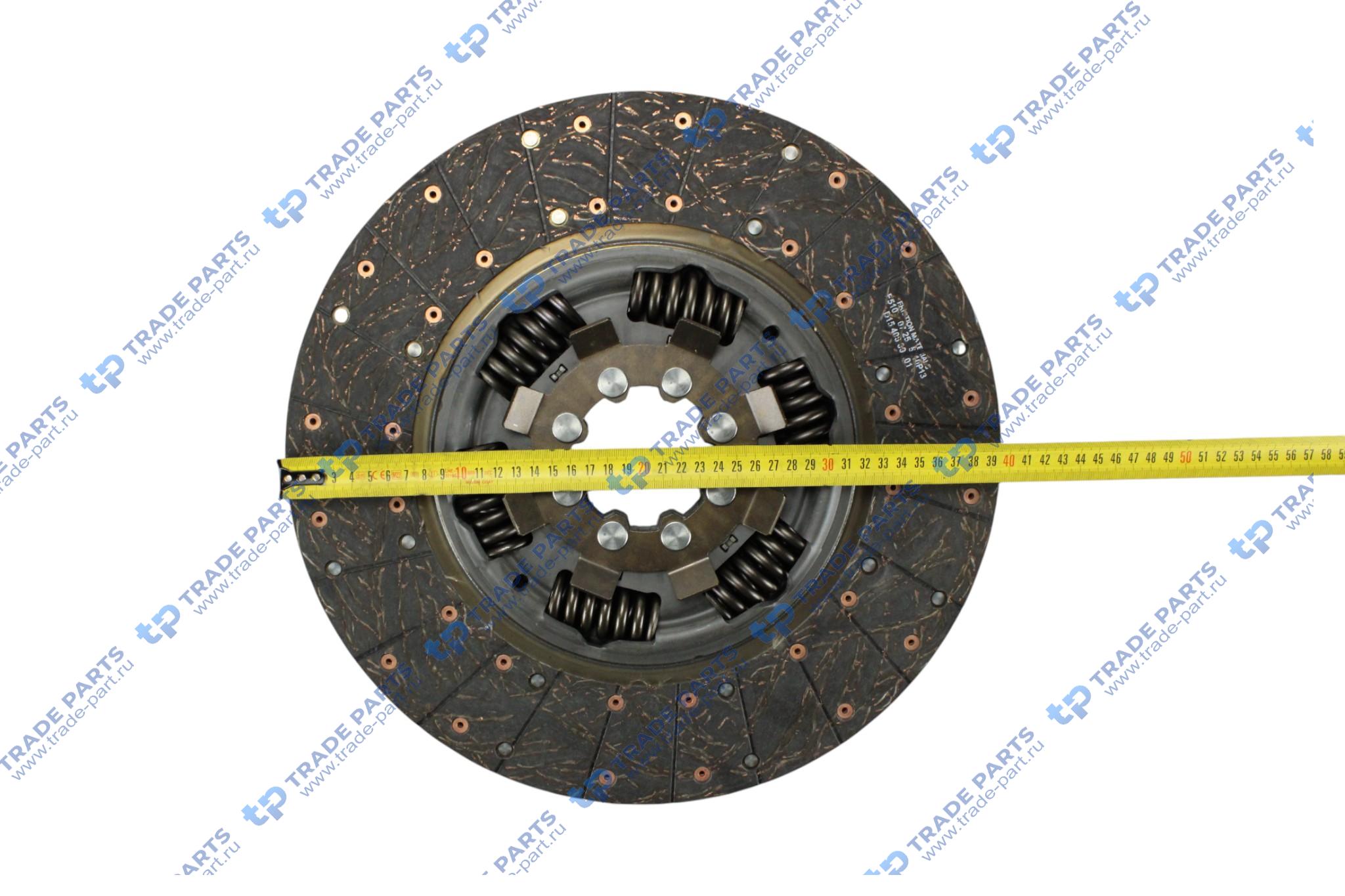 Реальная фотография диск сцепления без шлицов mb om501la, om502la, om541la g330-12 powershift amt 400 mm. twin disc