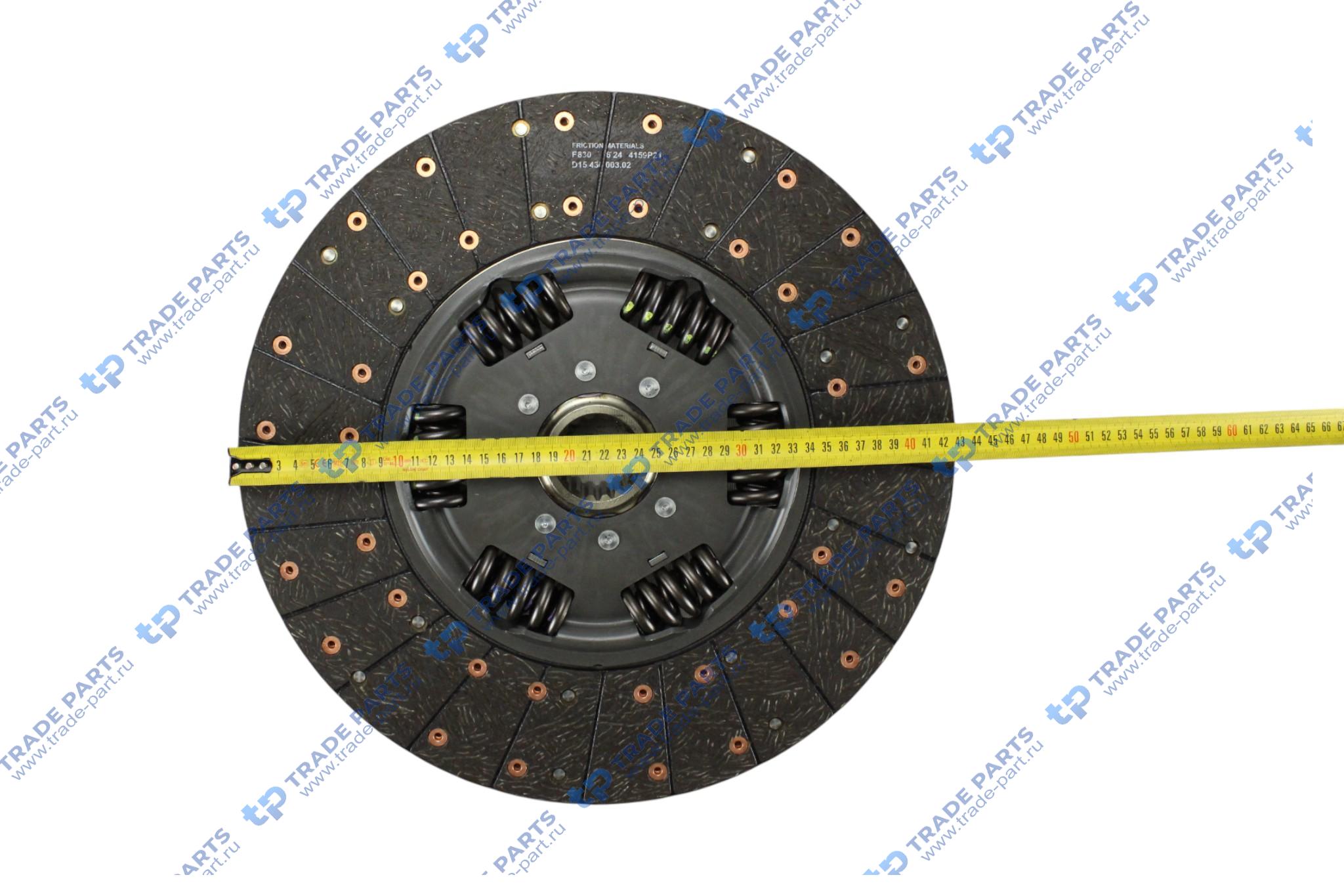 Реальная фотография комплект сцепления mb om471 g211-12 430 mm. adjustable kit