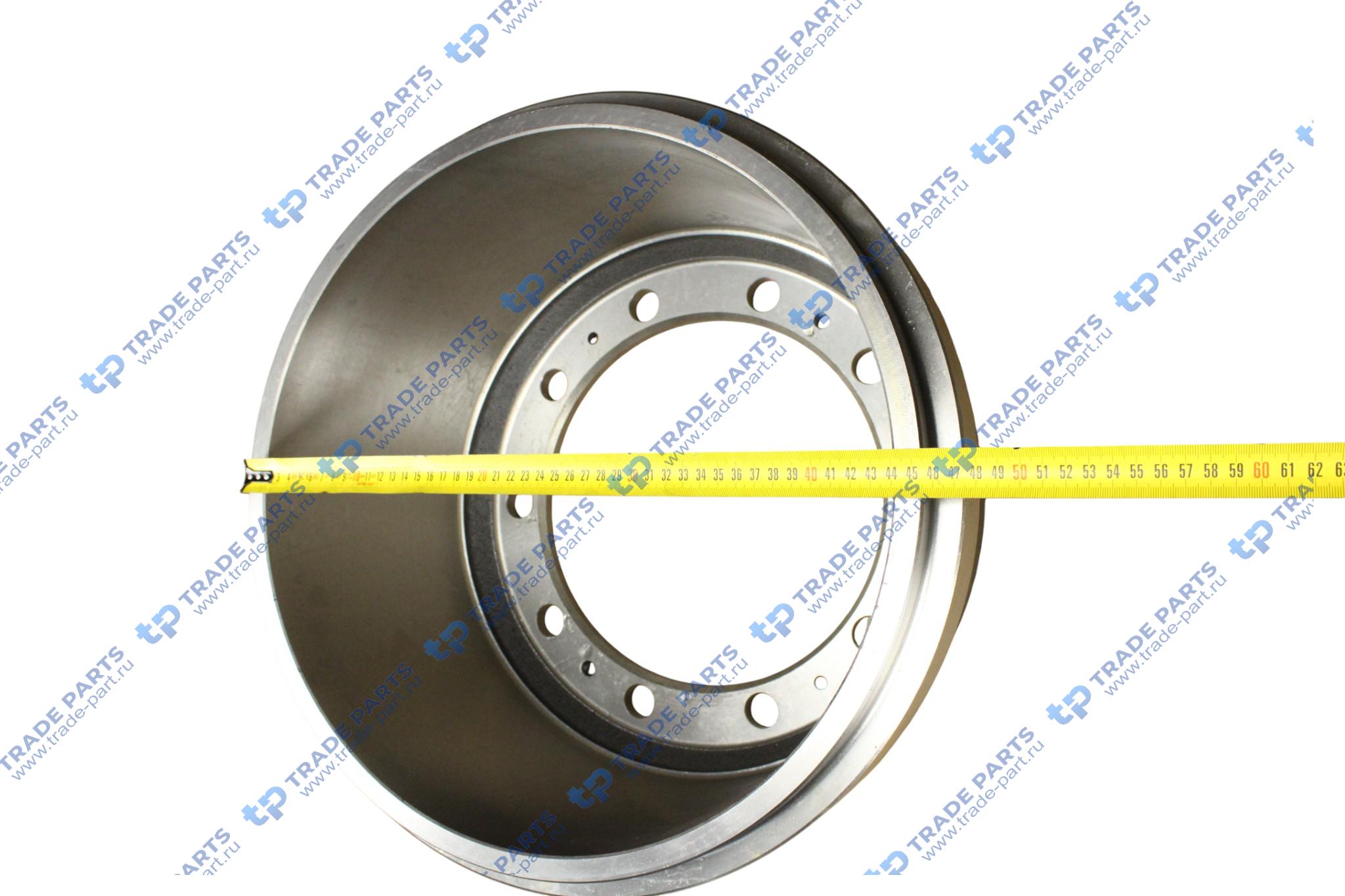 Реальная фотография барабан тормозной 419x203/211 h=256.2 d=288/335 n10x26 fruehauf пр-во турция