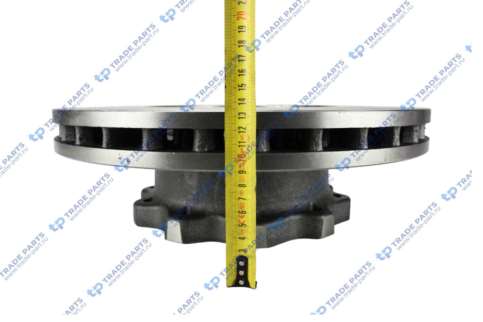 Реальная фотография диск тормозной man передний 438х45мм пр-во турция