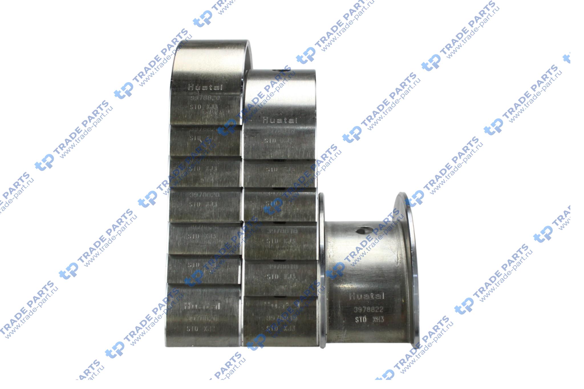 Реальная фотография вкладыш коренной  isbe/6bt  3978818 huatai