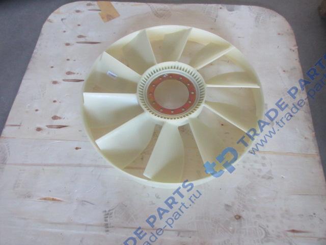 Реальная фотография крыльчатка вентилятора d=650 10 лопастей с ободом wp12 shaanxi