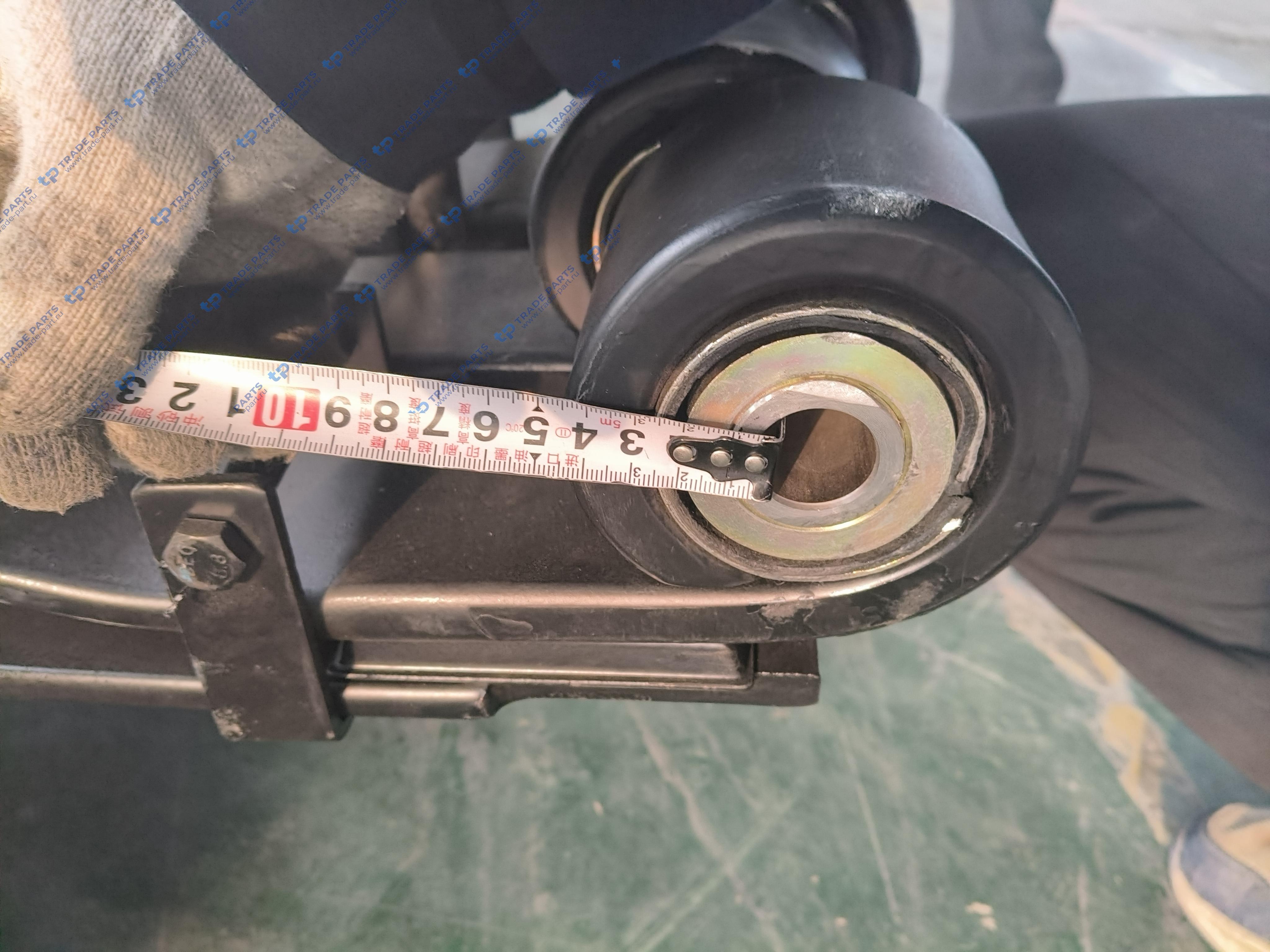 Реальная фотография рессора передняя 2х лист. dongfeng