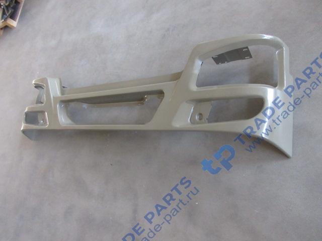 Бампер металл рестайлинг Howo 2010-> под треугольные туманки