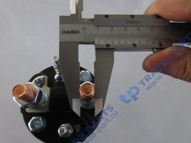 Реальная фотография реле стартера weichai wd10 ( 4 контакта)