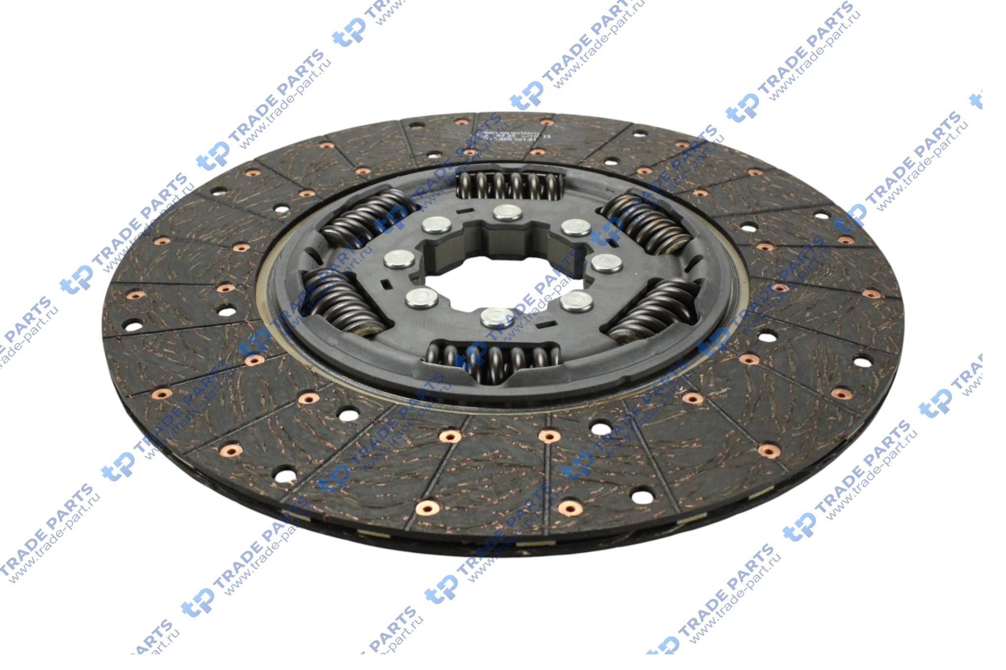 Реальная фотография диск сцепления без шлицов ford ecotorq 12,7 zf 16s2230 400 mm. twin disc