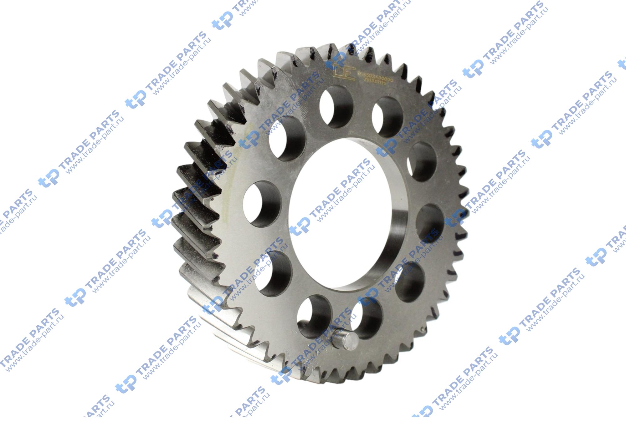 Реальная фотография шестерня коленвала z=43 26mm узкая вер. mb 401-449r5/6/v8-12 d125/128 man d2565/66/d2840/42/48/65/66