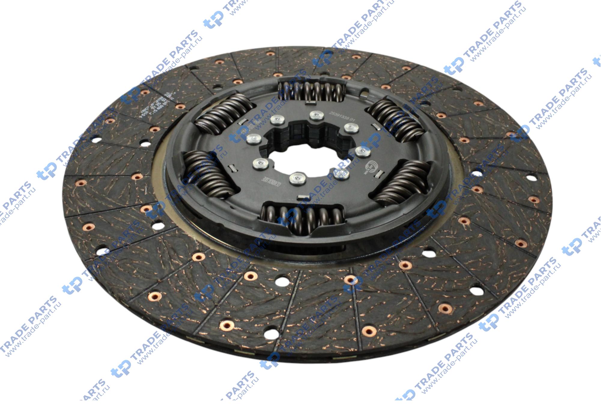 Реальная фотография диск сцепления без шлицов mb om501la, om502la, om541la g330-12 powershift amt 400 mm. twin disc