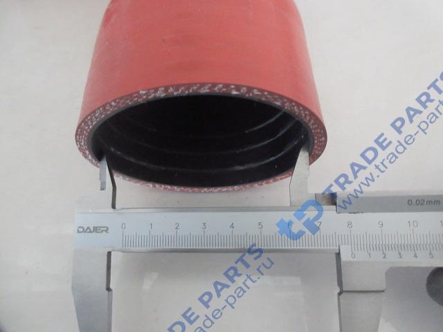 Реальная фотография патрубок радиатора нижний shacman x6000 x3000 d=60 d=75 dz9x259535054