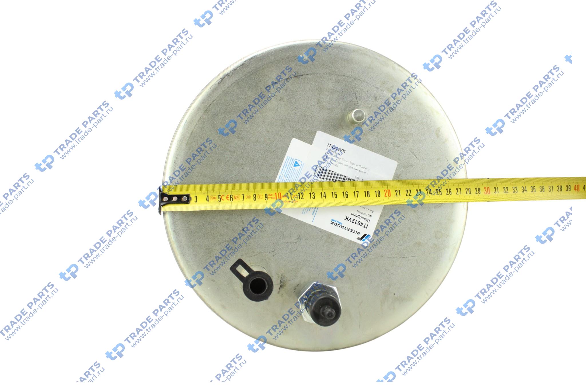 Реальная фотография пневморессора renault (со стаканом) (1шп.m16, 2шп-штуцер m16+m24мм)