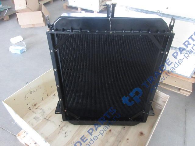 Реальная фотография радиатор водомасляный 700*805*110 d=60 (нижн.) d=45 (верх.) с диффузором