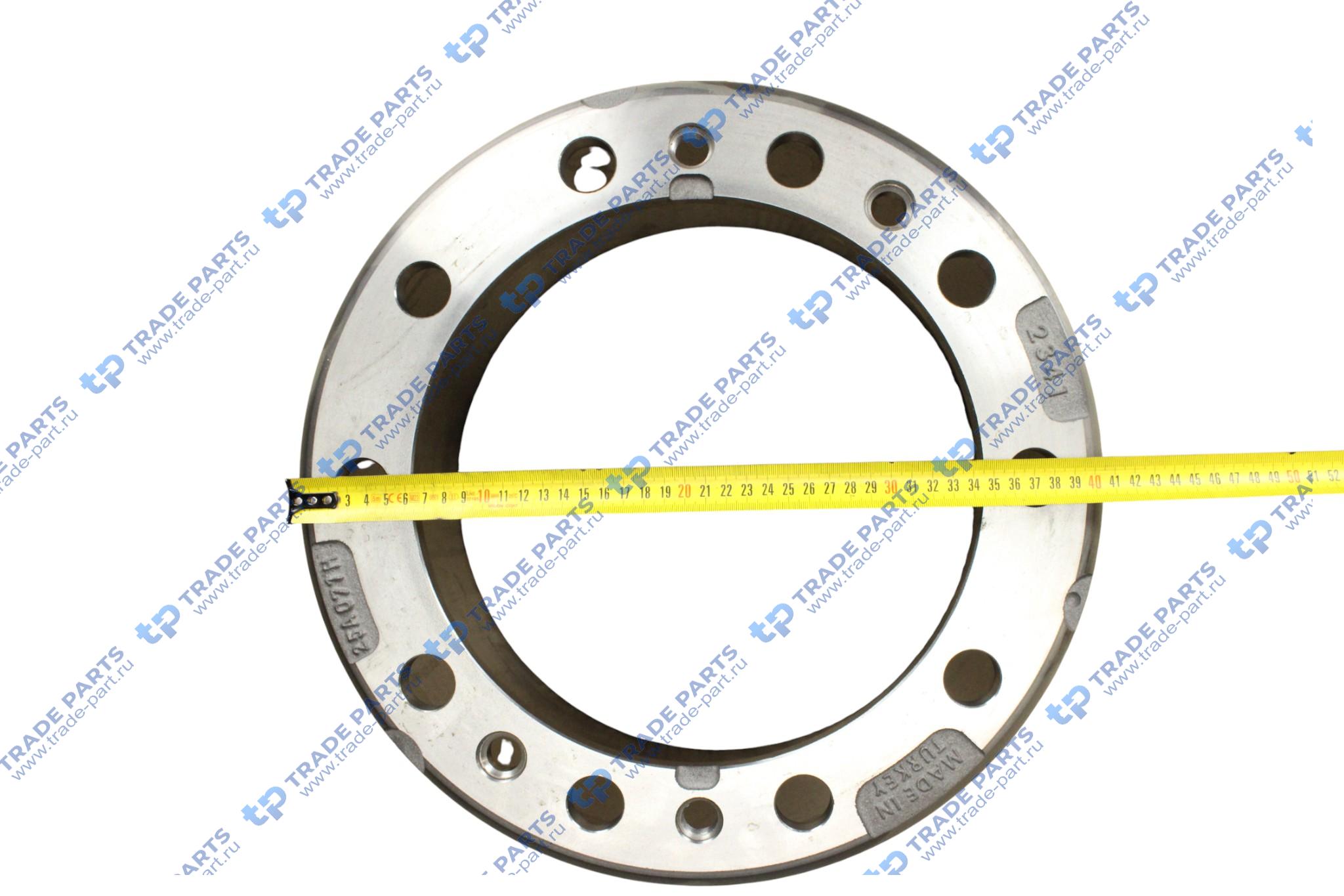 Реальная фотография барабан тормозной 410x200/218 h=294 d=282/335 n10x28/n2xm12/n2x26.5\ volvo fl/f/fm/fh пр-во турция