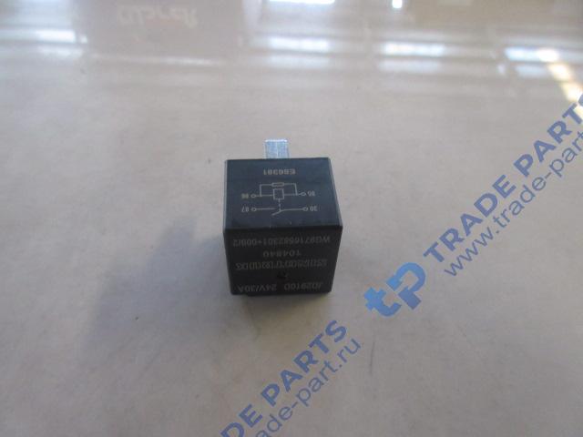 Реальная фотография реле 4х контактное 40a howo t5g, sitrak c7h