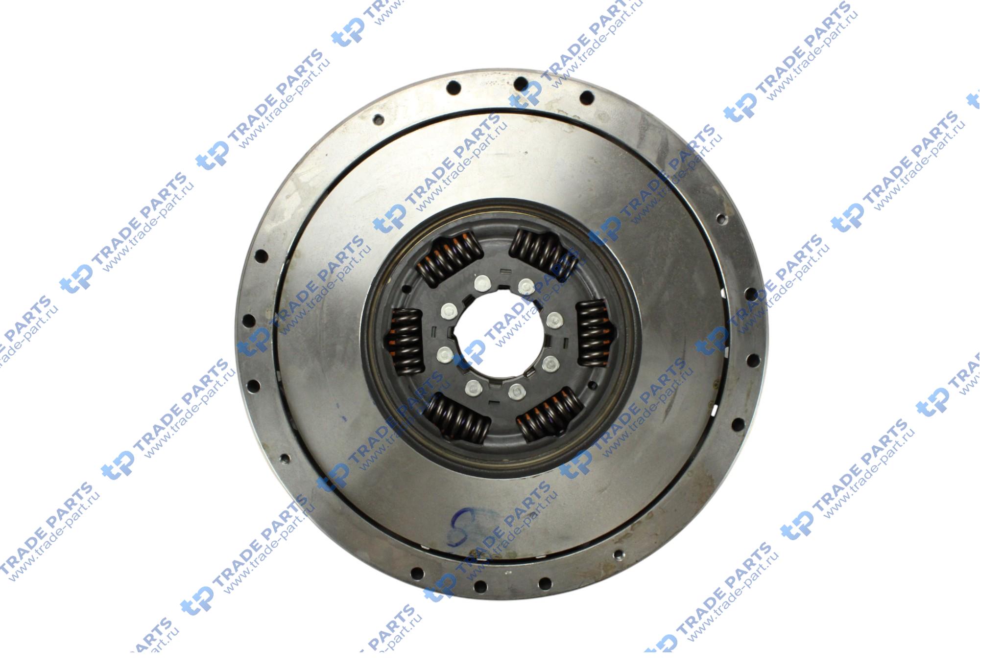 Реальная фотография корзина сцепления с одним диском без муфты ford ecotorq 12,7 zf 16s2230 400 mm. twin disc