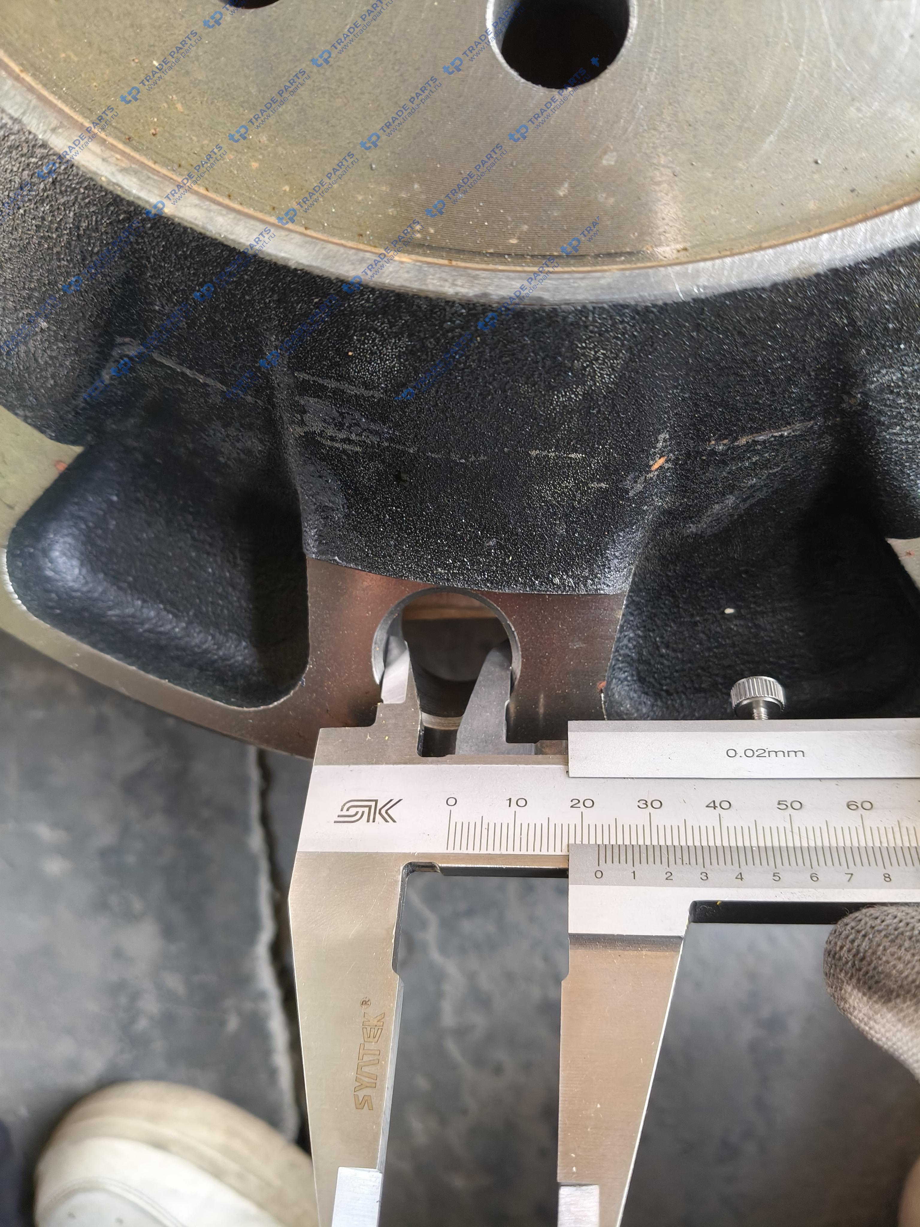 Реальная фотография фланец передней ступицы для грузовиков sitrak c7h (без шпилек, мост vpd71ds, дисковые тормоза) howo