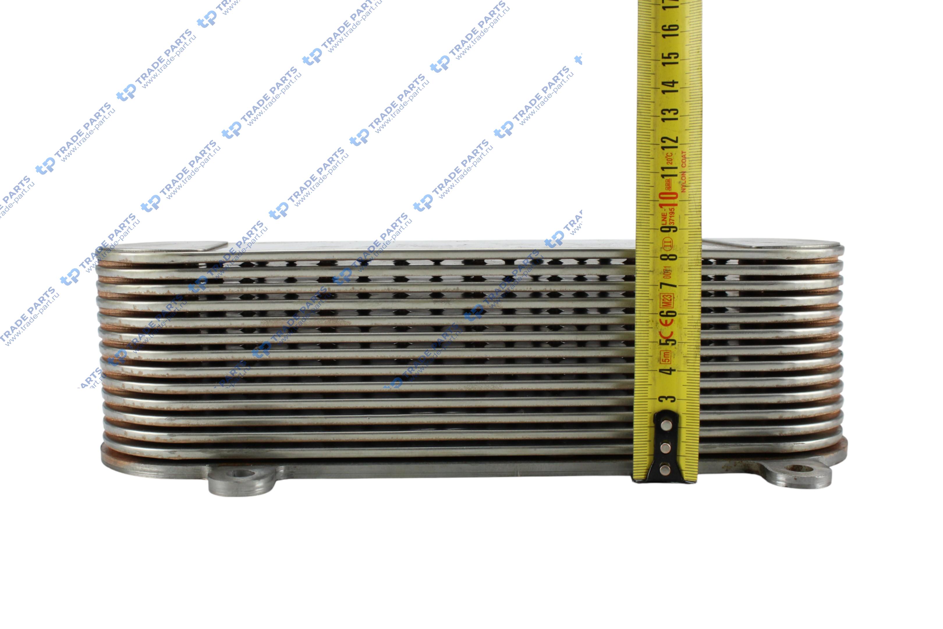 Реальная фотография радиатор масляный (маслоохладитель) wp13 shacman x3000/f3000 huatai