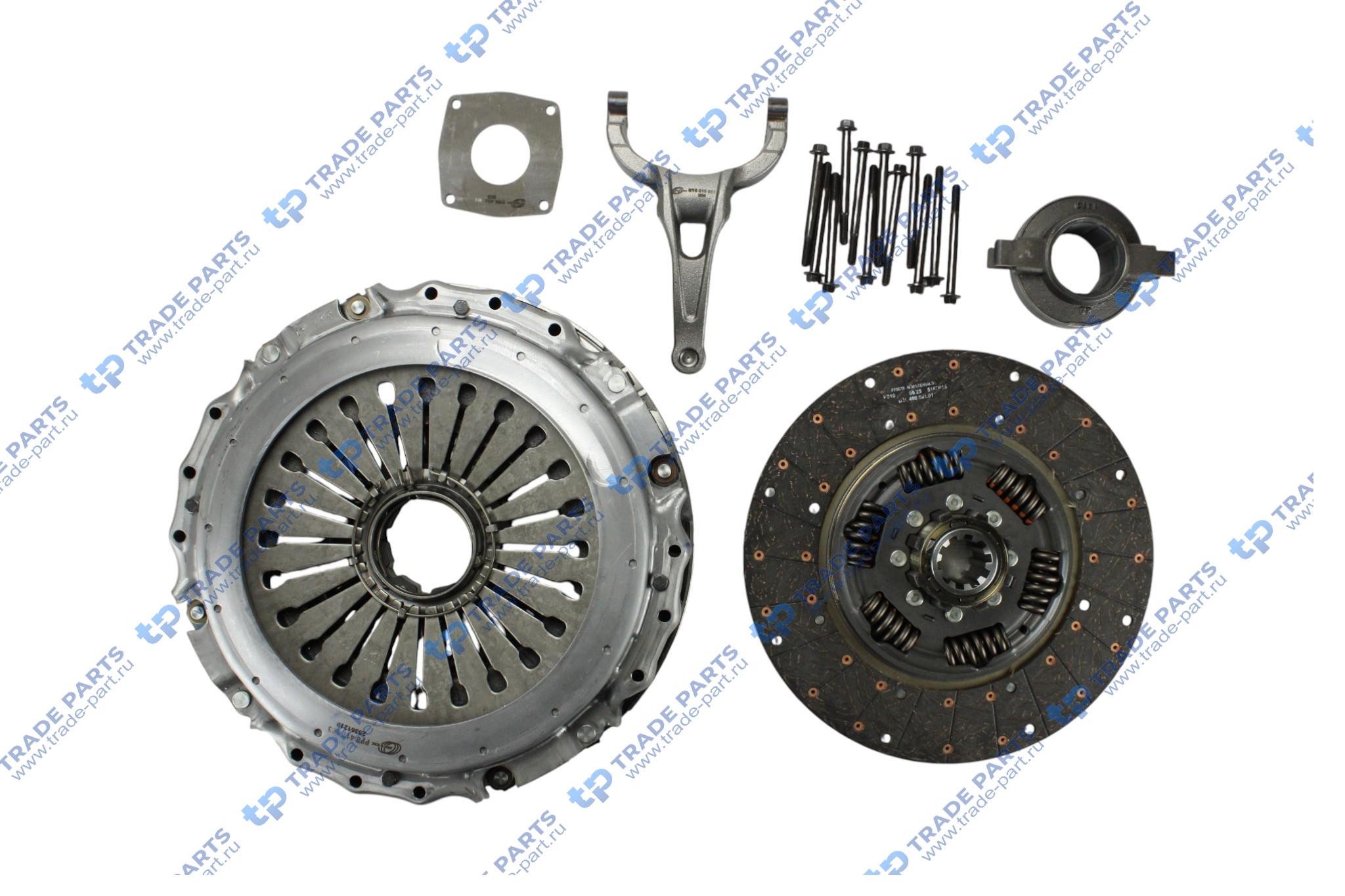 Реальная фотография комплект сцепления ford ecotorq 12,7 zf 16s2230 400 mm. twin disc