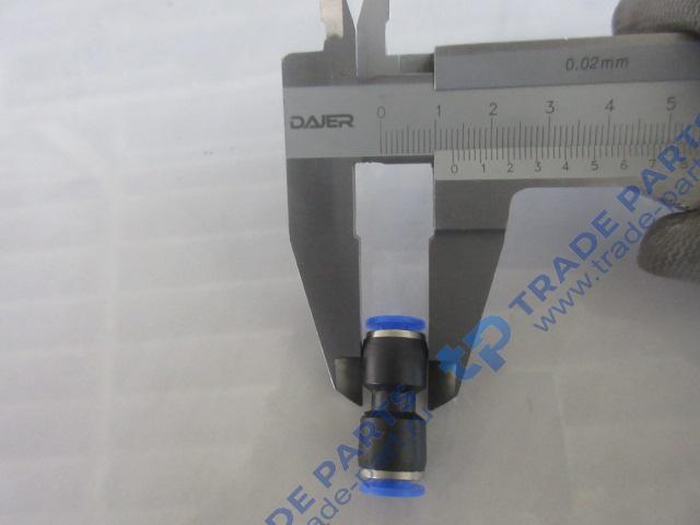 Реальная фотография фитинг воздушных трубок прямой d=6