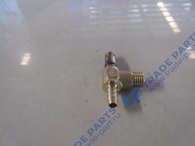 Реальная фотография штуцер т-образный ng8/m12*1,5/nw6 howo t5g, sitrak c7h