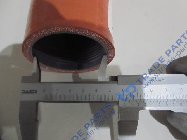 Реальная фотография патрубок радиатора d=60-75 l=200 нижний shacman x6000 качество о