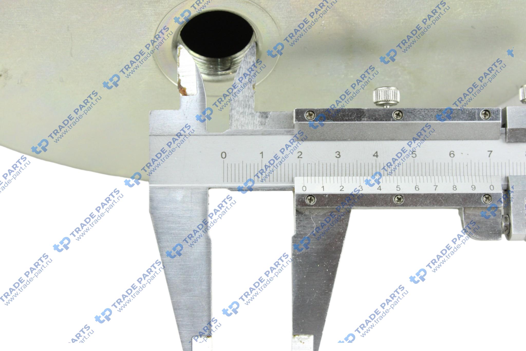 Реальная фотография пневморессора со стаканом (пластик) 2шп.-m12 + 1шп.-штуц.-m22