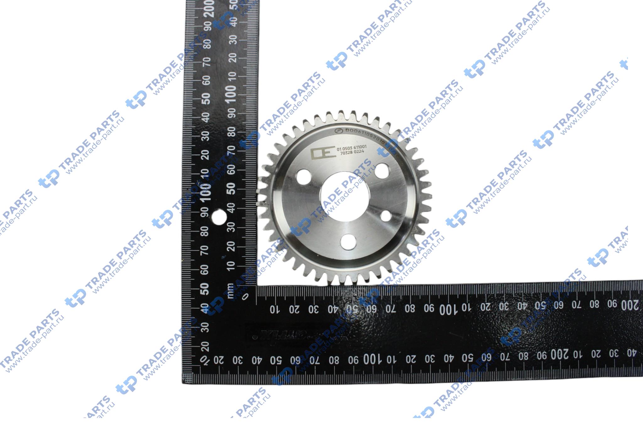 Реальная фотография шестерня распредвала mb sprinter i/ii om611/646 выпуск