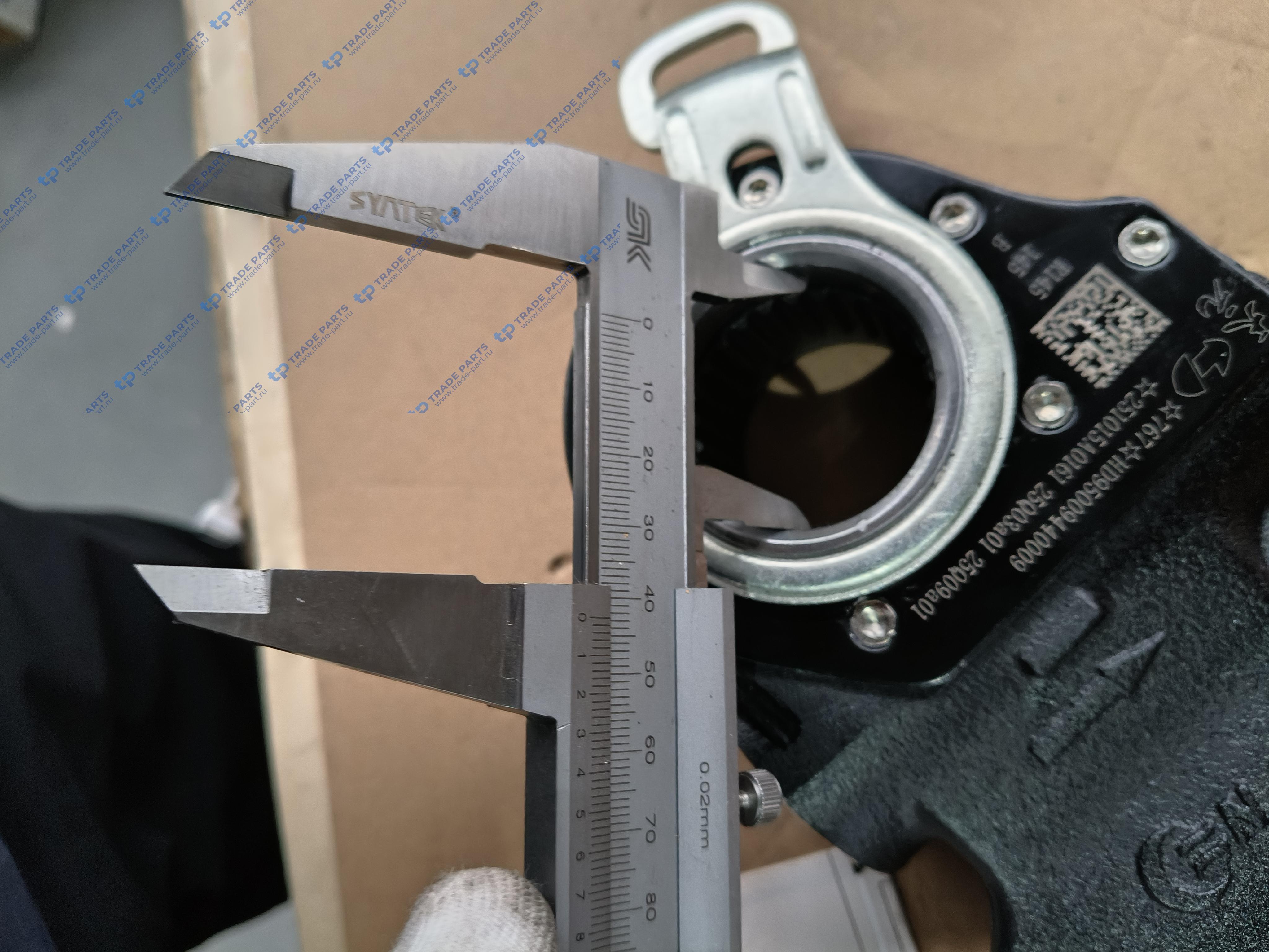 Реальная фотография трещетка тормозная передняя автомат r/l shaanx x3000 качество о