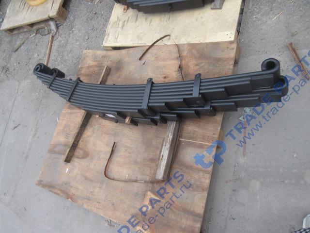 Реальная фотография рессора передняя в сборе 10 листов faw j6 ca3250 6x4