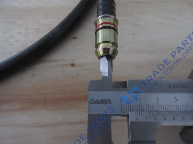 Реальная фотография трубка тормозная от ускорительного клапана faw качество о