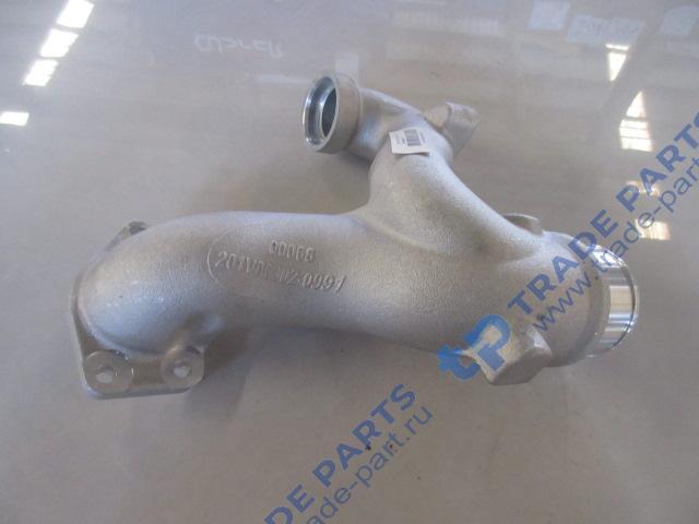 Реальная фотография труба охлаждающей жидкости (тройник) sitrak mc11/mc13