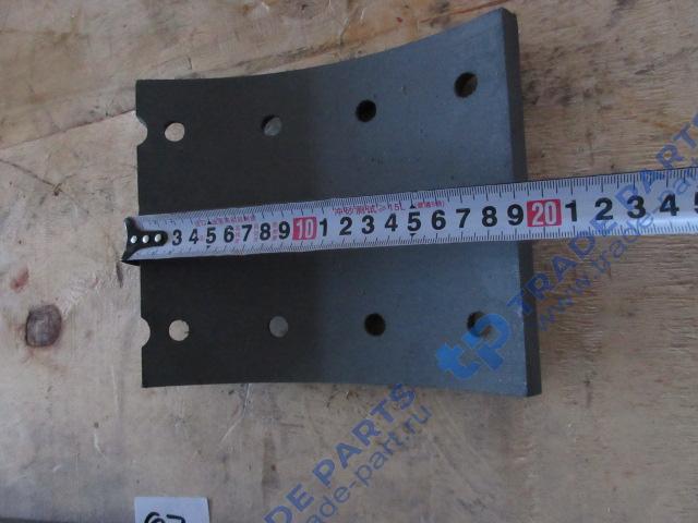 Реальная фотография тормозная накладка 12 отв.qy50kа 860527684 xcmg