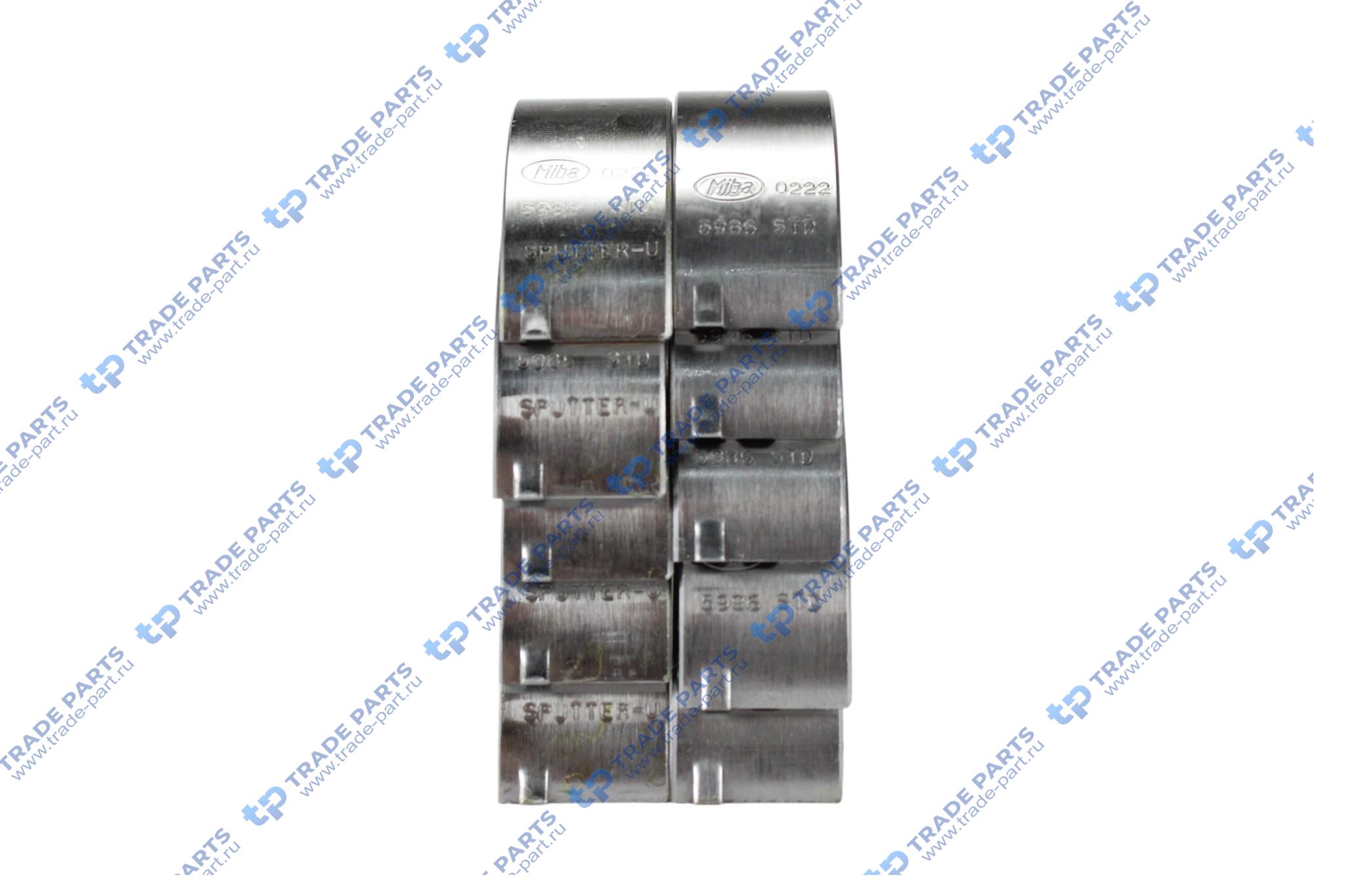 Вкладыши коренные к-т без упорных MB Sprinter/W202/W203/W210 2.2CDi OM611/OM646 98> std SPUTTER