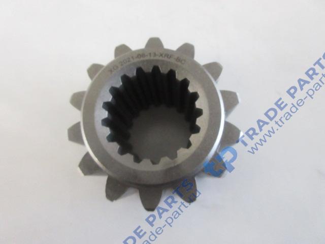 Реальная фотография шестерня полуоси xgma 932,935 (17 шлицев14 зубов)